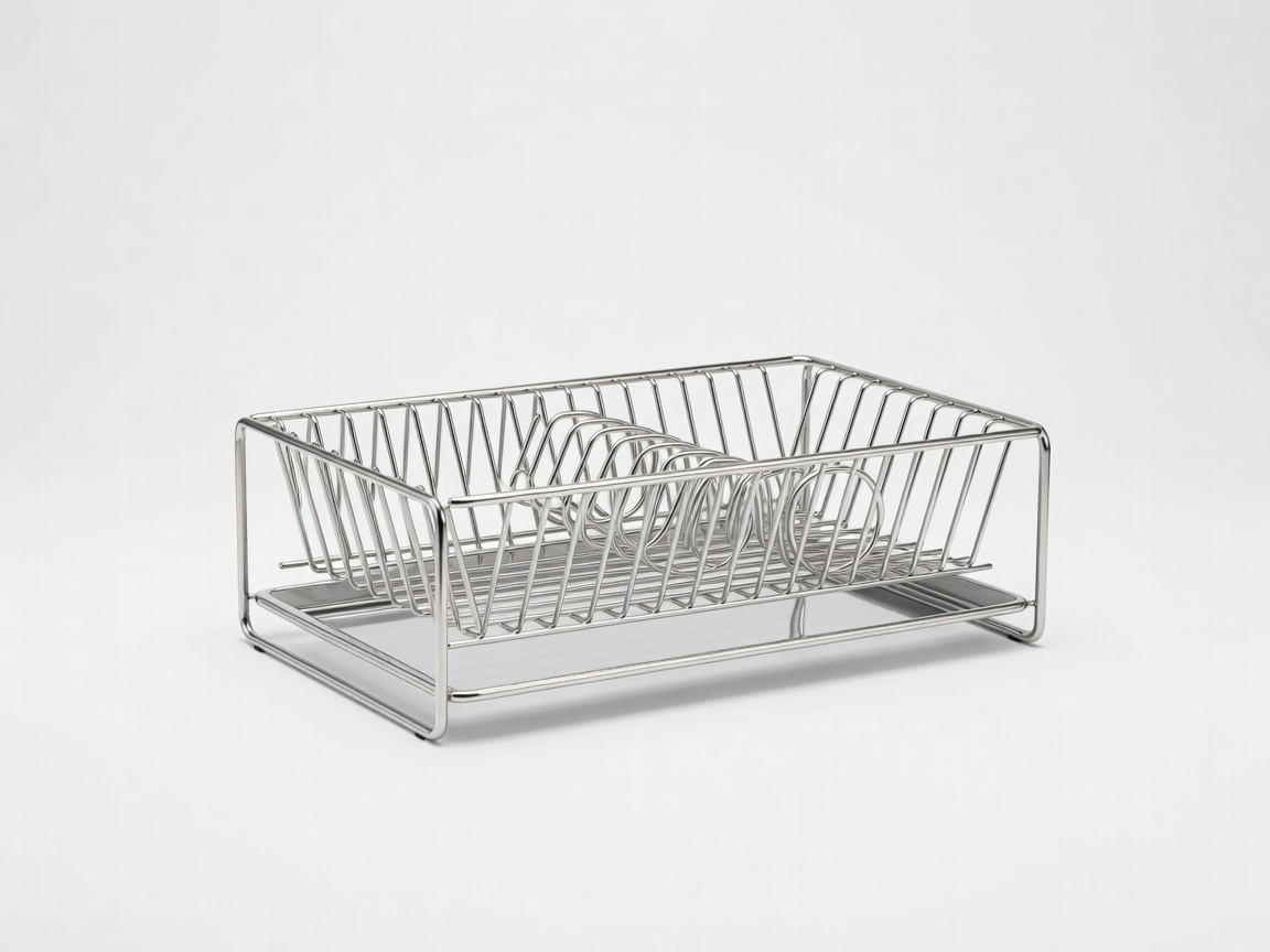 Modern kitchen dish rack