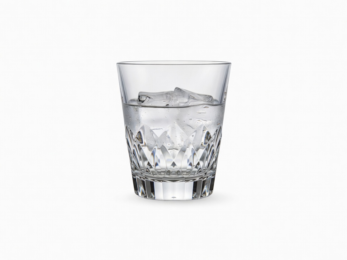 Peg type ice glass for drinks